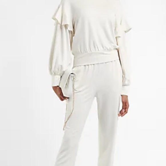 Express Pants - NWT Express Two Piece Lounge Sweatshirt and Pants Size S